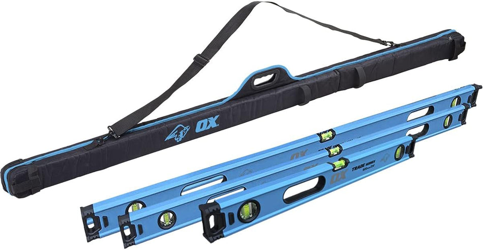 OX Tools OX-T505903 Trade Level Bundle Pack inc. 24", 48" & 72" & Carry Bag