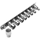 Clarke 1700814 PRO408 9 Piece _" Drive Anti Slip Metric Socket Set