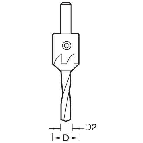 Trend Tools 620/6WS Countersink 6Mm Diameter