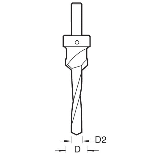 Trend Tools 6200/6TC Adjustable Countersink 1/2 Inch Diameter