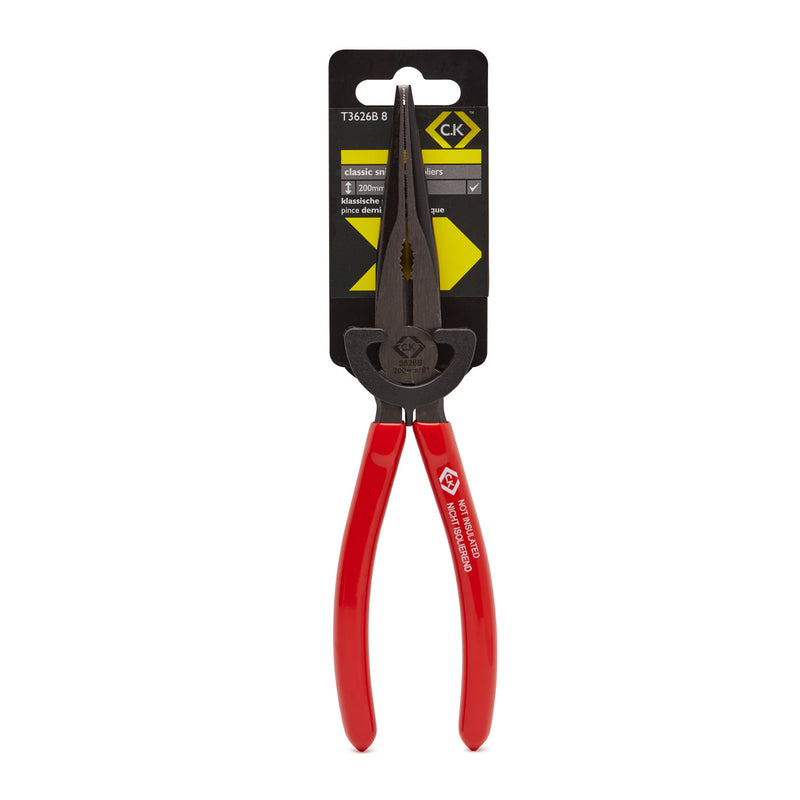 C. K Tools T3626B 8 Classic Snipe Nose Plier 200mm