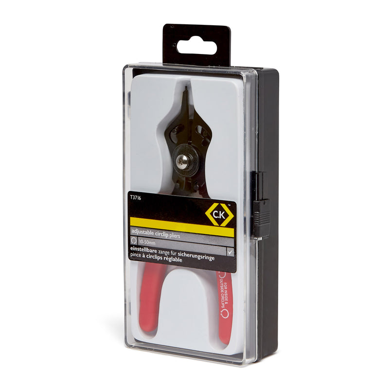 C. K Tools T3716 Circlip Plier Adjustable