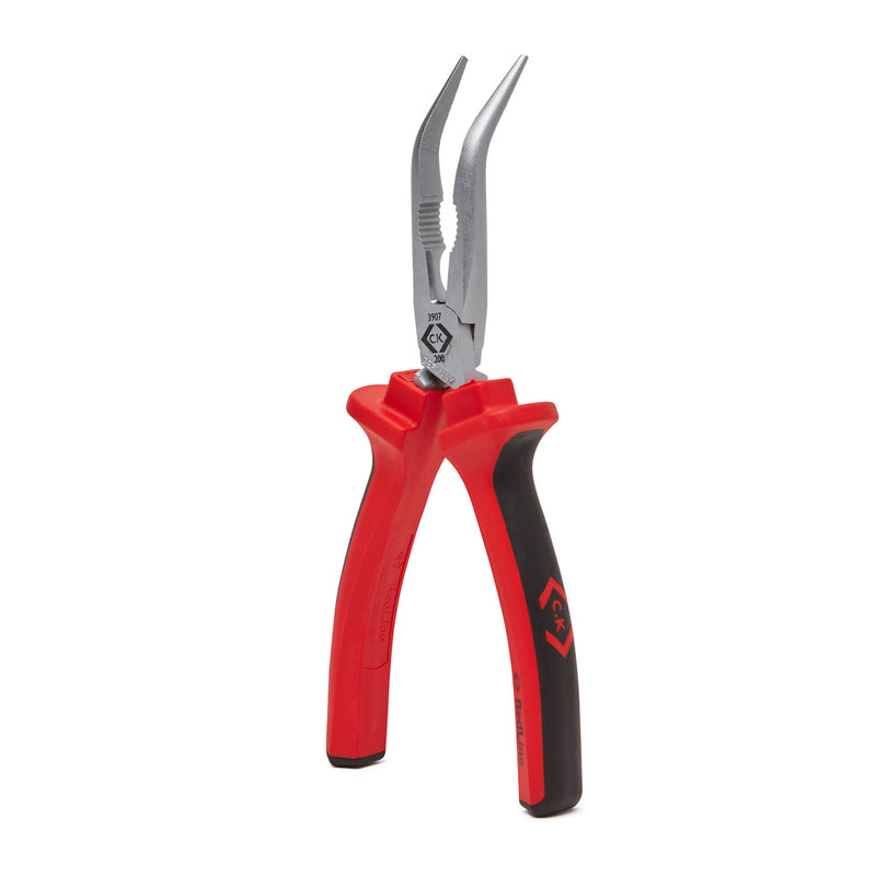 C. K Tools T3907 8 RedLine Bent Nose Plier 200mm