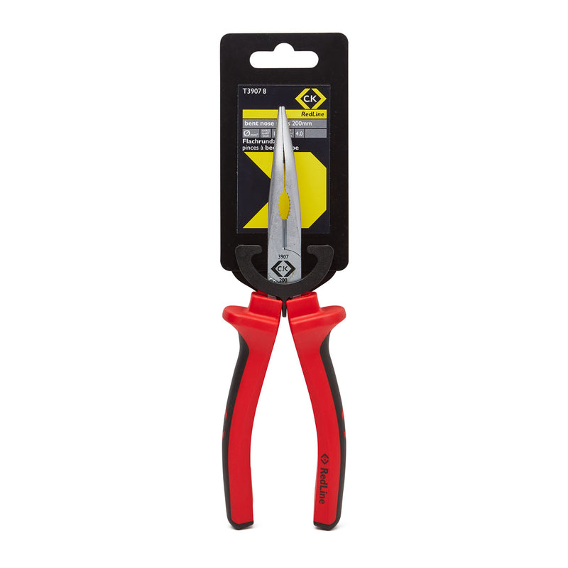 C. K Tools T3907 8 RedLine Bent Nose Plier 200mm