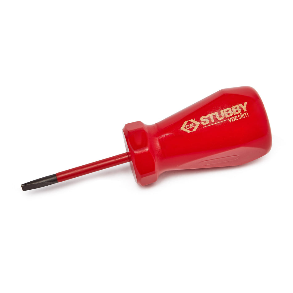 C. K Tools T48344-055 Stubby VDE Slim Screwdriver SL5.5x46