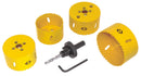 C. K Tools 424046 Hole Saw Kit 6 pc Downlight