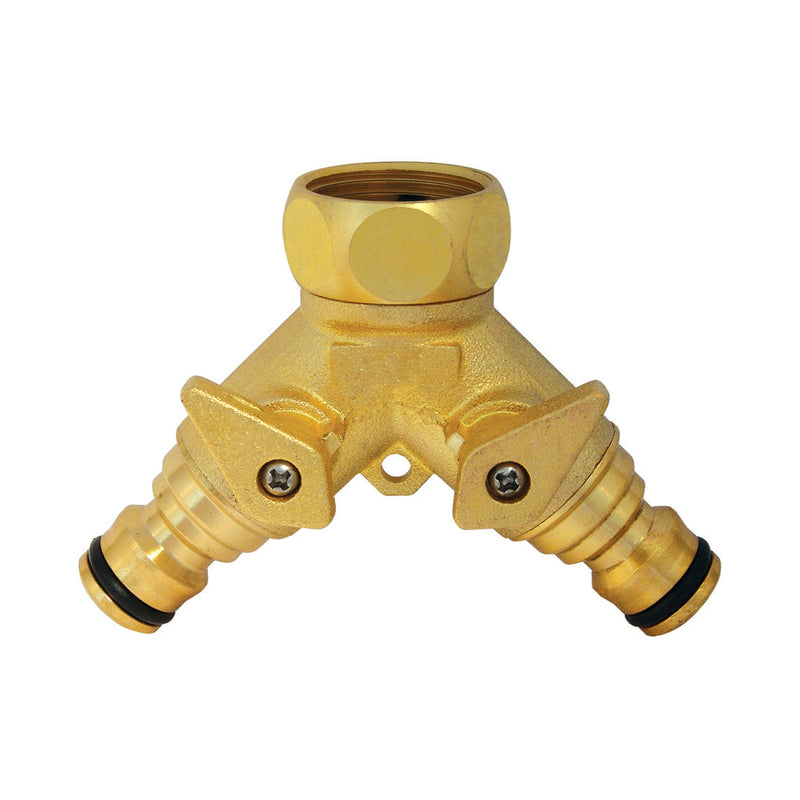 C. K Tools G7918 Brass Interlock 2 Way ConnectorTap 3/4in
