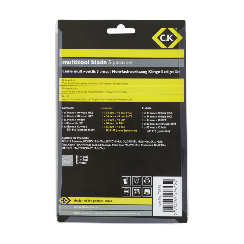 C. K Tools T0870 Multitool Blade Set/5