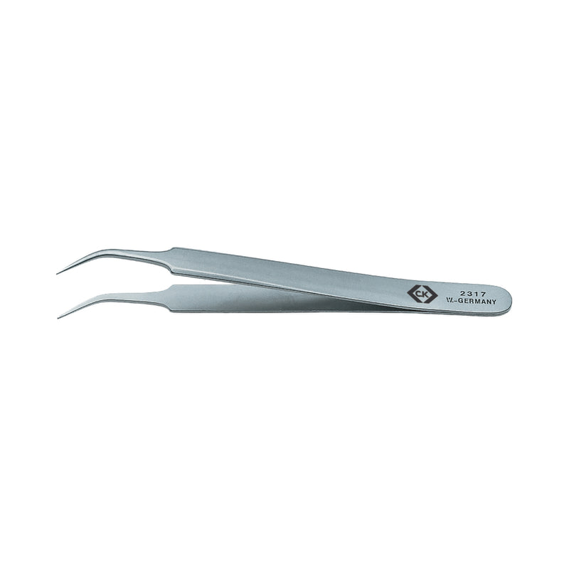 C. K Tools T2317 Precision Tweezer 105mm Bent Point