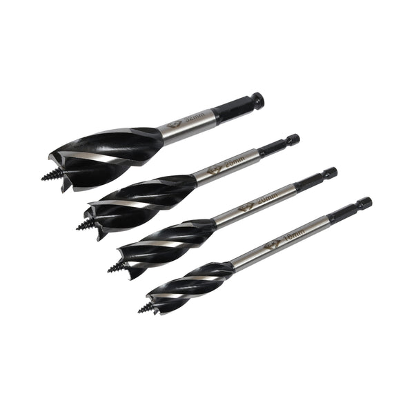 C. K Tools T2943S4 Fast4 Wood Drill Bit Set of 4