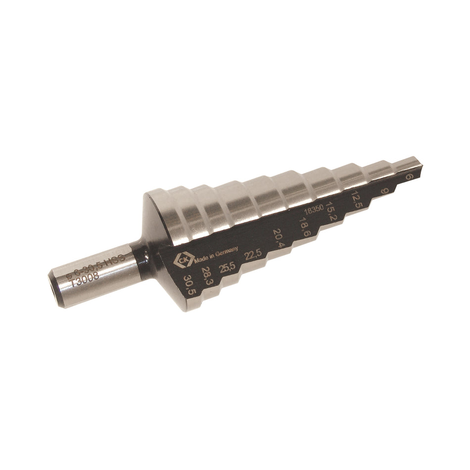 C. K Tools T3008 High Speed Steel Multi-Step Drill 6-30.5mm