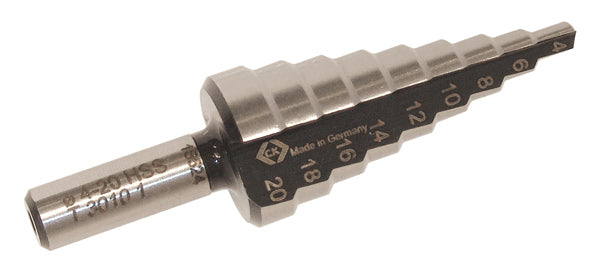 C. K Tools T3010 1 High Speed Steel Multi-Step Drill 4 - 20mm