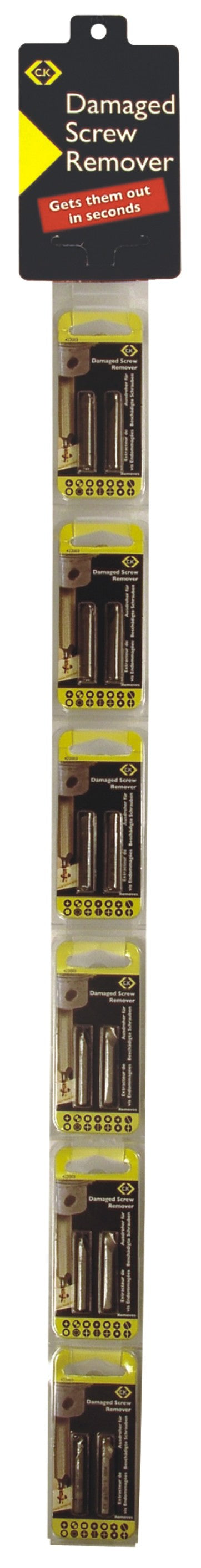 C. K Tools T3060-CLIP Damaged Screw Remover Clip Strip x6