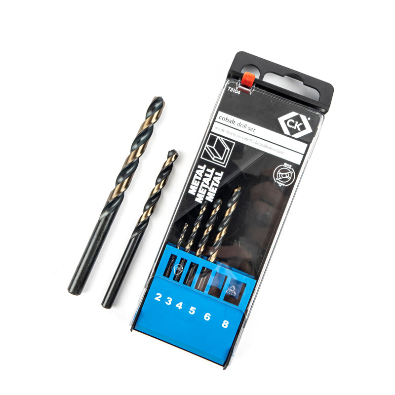 C. K Tools T3104 Cobalt Split Point Drill Bit Set