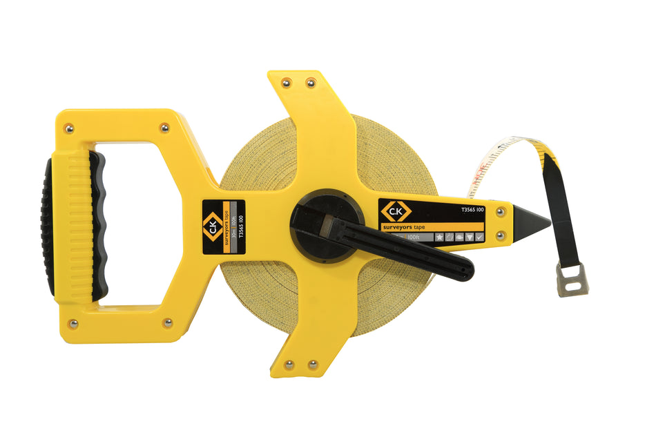 C. K Tools T3565 100 Surveyors Tape 30m/100ft