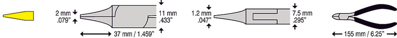 C. K Tools T3783D SensoPlus ESD Needle Plier 160mm
