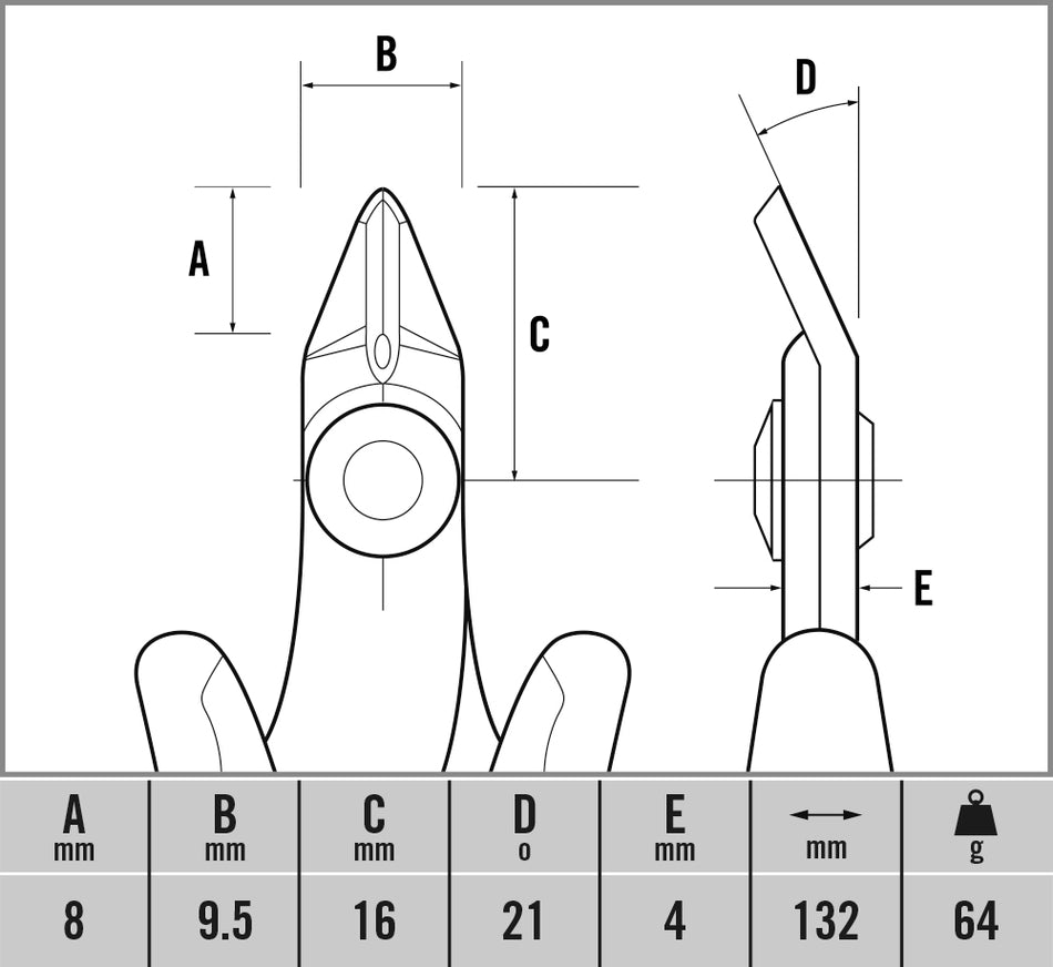 C. K Tools T3883 Ecotronic ESD Side Cutters (Micro)