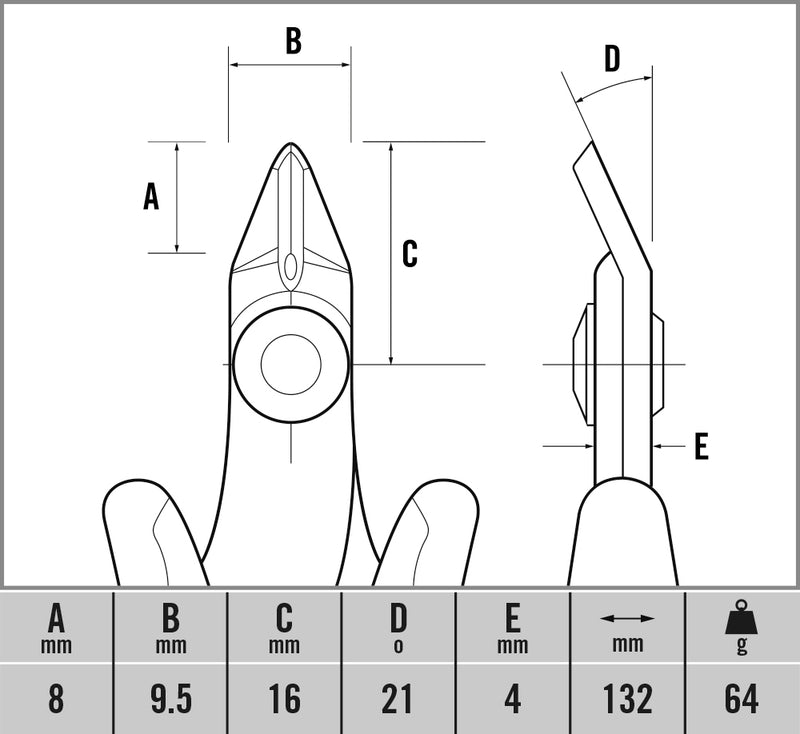 C. K Tools T3883 Ecotronic ESD Side Cutters (Micro)