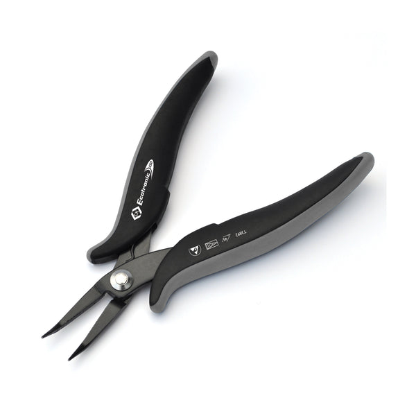 C. K Tools T3892 Ecotronic ESD Long Snipe Nose Pliers (Bent)