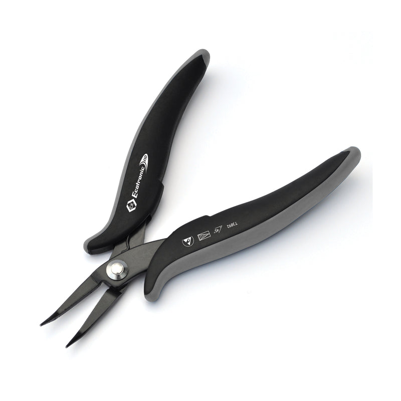 C. K Tools T3892 Ecotronic ESD Long Snipe Nose Pliers (Bent)