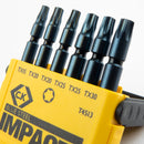 C. K Tools T4513 Blue Steel Mixed TX Bit Set of 6