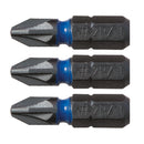 C. K Tools T4560 PZ1D Blue Steel Screwdriver Bit 25mm PZ1 Cd/3