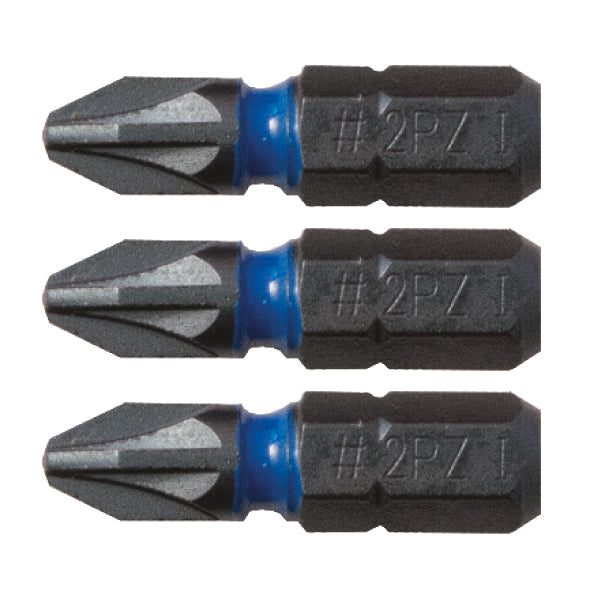 C. K Tools T4560 PZ1D Blue Steel Screwdriver Bit 25mm PZ1 Cd/3