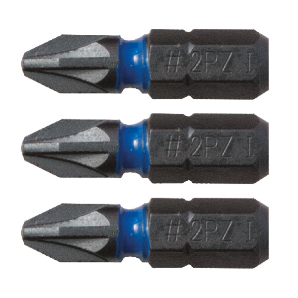 C. K Tools T4560 PZ2D Blue Steel Screwdriver Bit 25mm PZ2 Cd/3