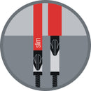 C. K Tools T4925 VDE Screwdriver Interchangeable Slim Blade Set /9