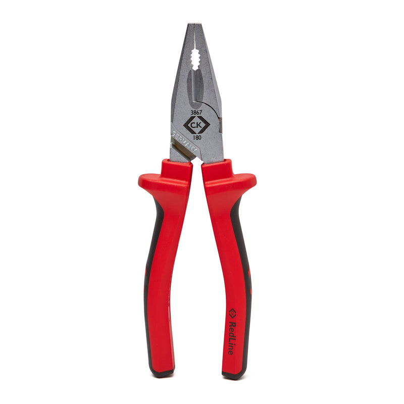 C. K Tools T3803 RedLine Plier Set of 3 cutter, Snipe, Combi