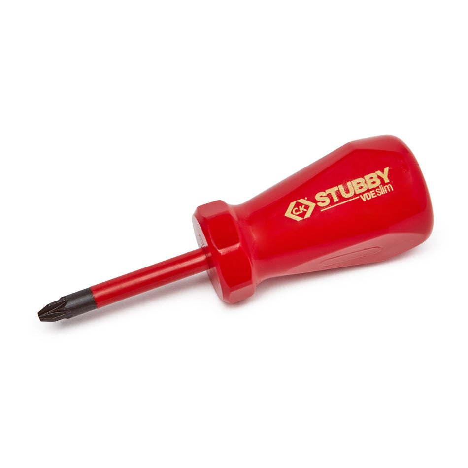 C. K Tools T48343-2 Stubby VDE Slim Screwdriver PZ2x46