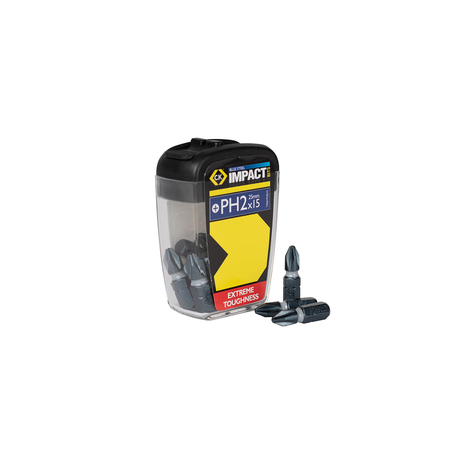 C. K Tools T4560 PH2D15 Blue Steel PH2 25mm 15pk