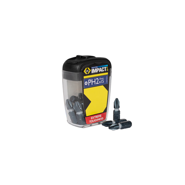 C. K Tools T4560 PH2D15 Blue Steel PH2 25mm 15pk
