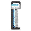 Silverline 633537 Socket Set 1/4" Drive 6pt A/F 9pce