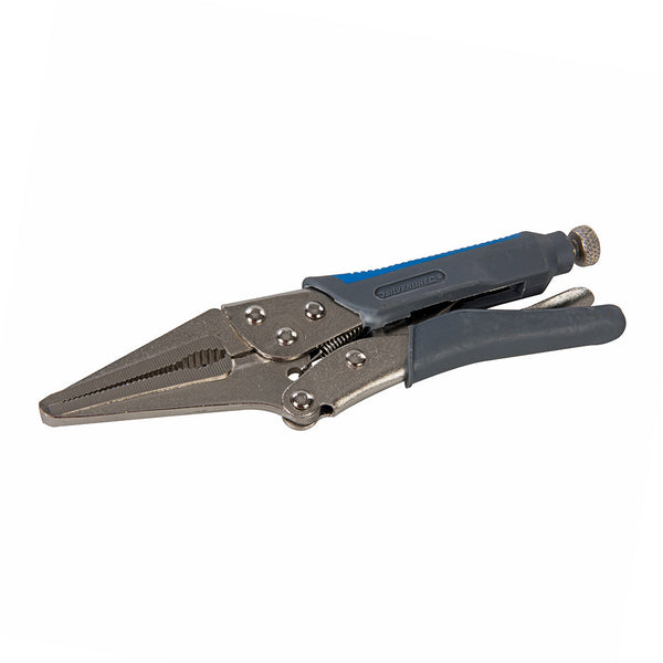 Silverline 633582 Self Locking Soft-Grip Long Nose Pliers