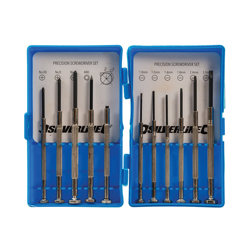Silverline 633602 Jewellers Screwdriver Set 11pce