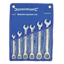 Silverline 633788 Fixed Head Ratchet Spanner Set 6pce