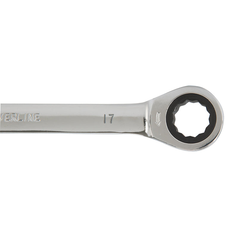Silverline 633788 Fixed Head Ratchet Spanner Set 6pce