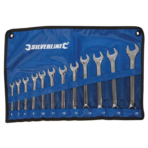 Silverline 633799 Combination Spanner Set 12pce