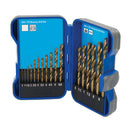 Silverline 633829 Titanium-Coated HSS Drill Bit Set 17pce