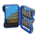 Silverline 633843 Titanium-Coated HSS Drill Bit & CRV Screwdriver Bit Set 29pce