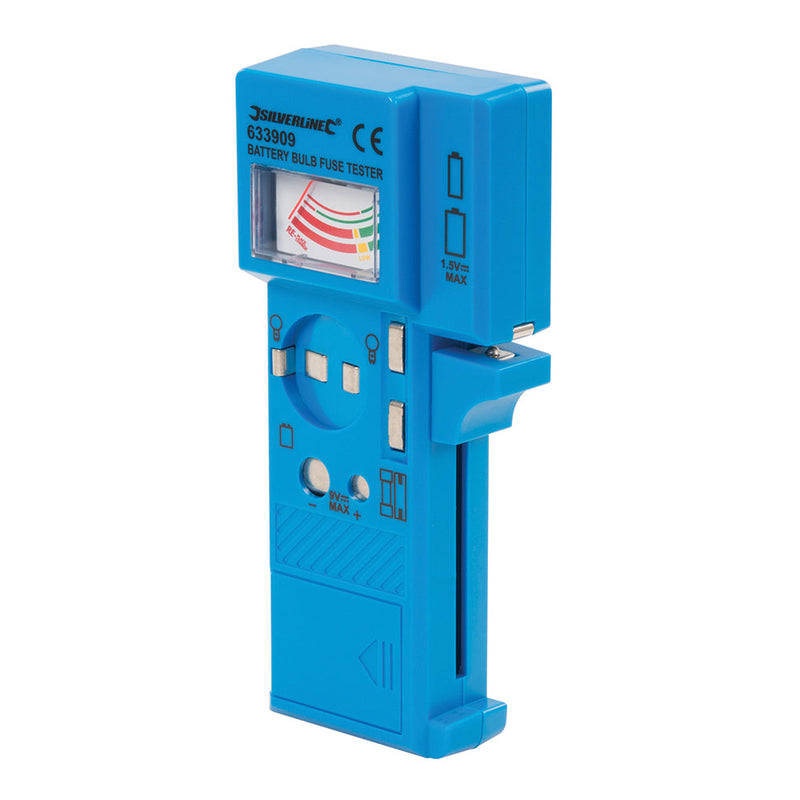 Silverline 633909 Battery, Bulb & Fuse Tester