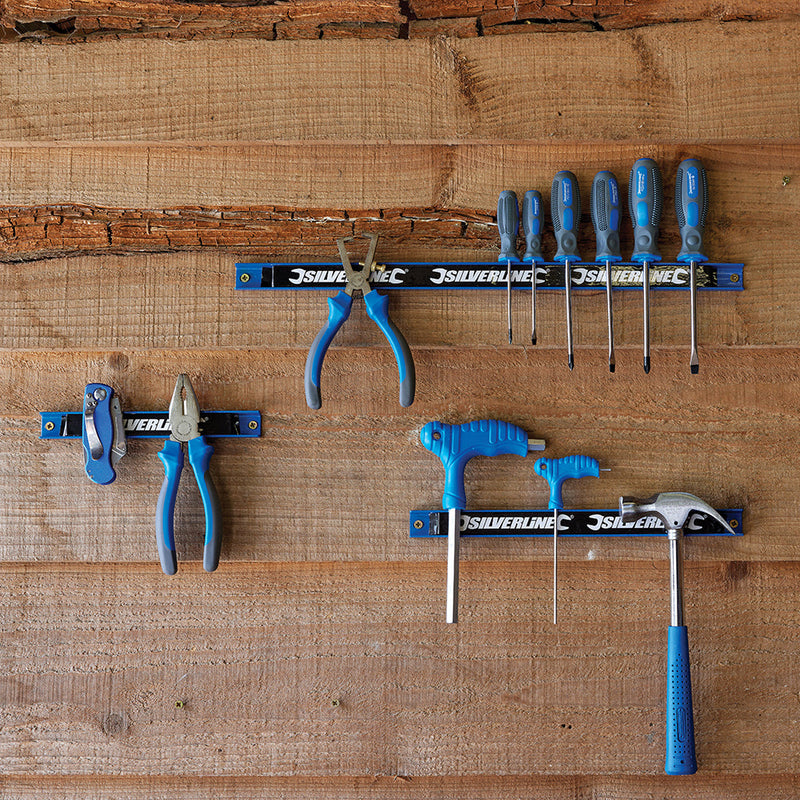 Silverline 633950 Magnetic Tool Rack Set 3pce