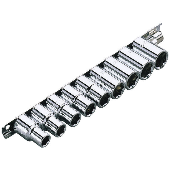 Clarke 1700770 PRO364 9 Piece 3/8" Drive Metric Socket Set 9 -19mm