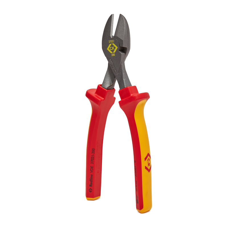 C. K Tools T37021 200 RedLine VDE High Leverage Side Cutters 200mm