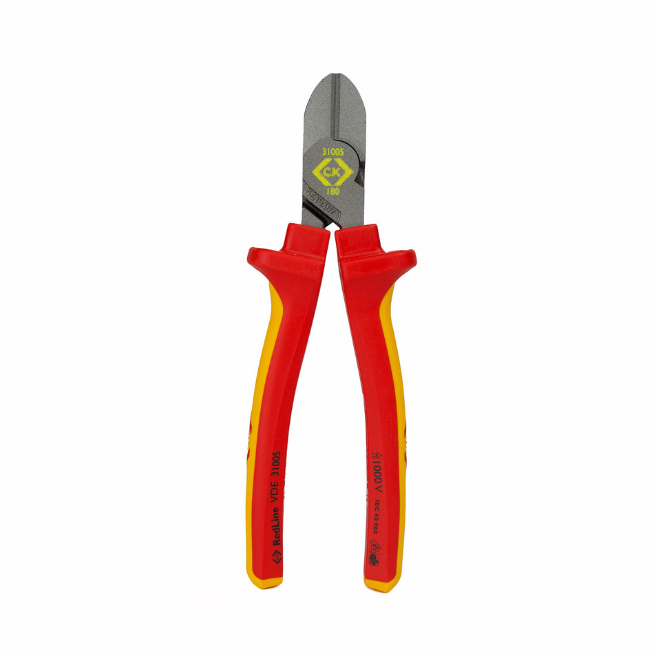 C. K Tools 431005 RedLine VDE Side Cutter 180mm