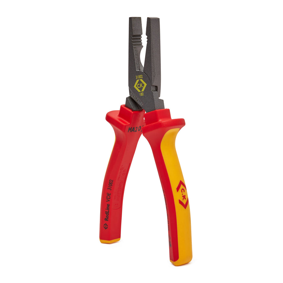 C. K Tools 431002 RedLine VDE Combination Plier 185mm