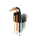 C. K Tools T4449 Ball-ended Coloured Hexagon Key Set of 9 Metric