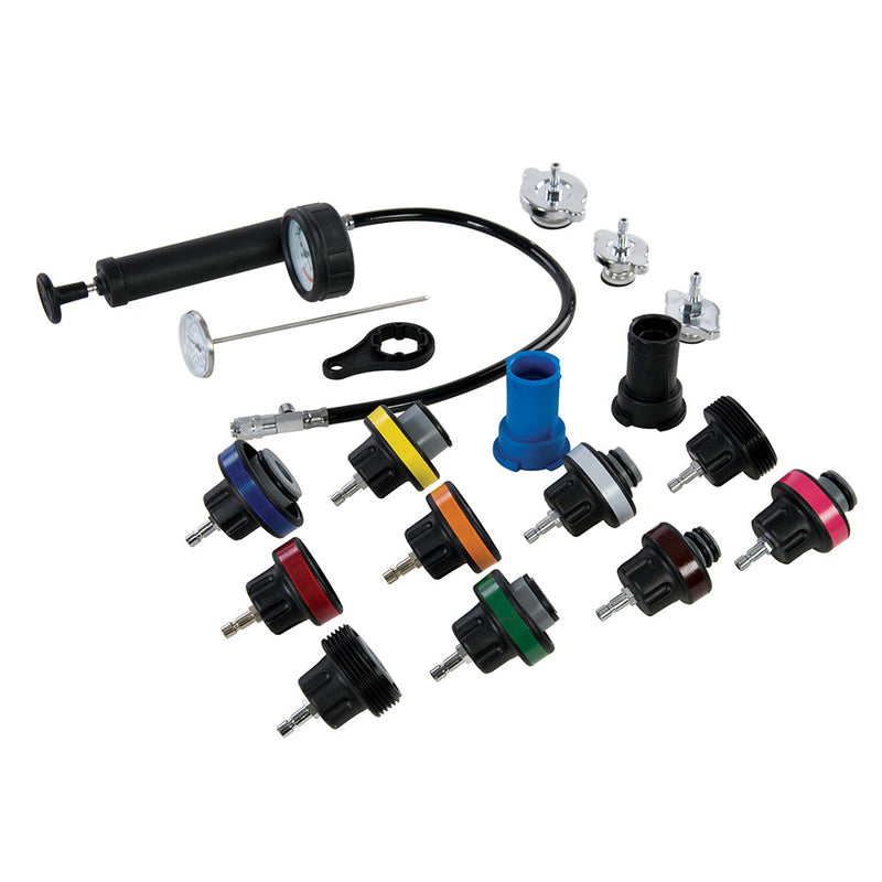 Silverline 647951 Radiator Pressure Test Kit 18pce