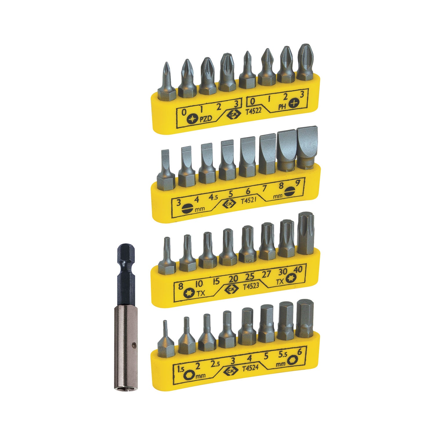 C. K Tools T4520 Bit Set (25mm) 33 Piece – toolstoredirect